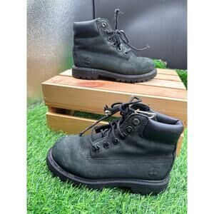 Timberland Boots-Black-Size 11Y
